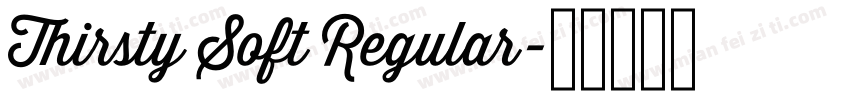 Thirsty Soft Regular字体转换